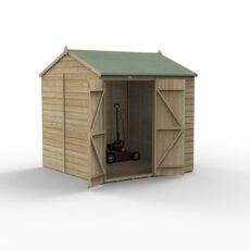 5013053198421 1 Beckwood 7x7 Reverse Apex Shed No Windows Double Door with Installation.jpg
